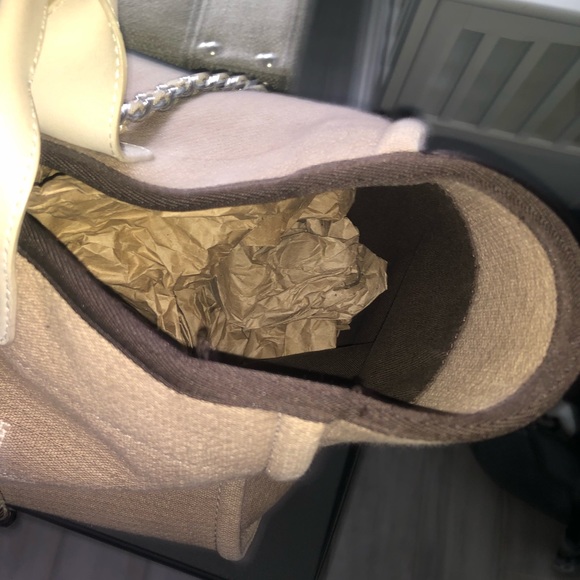 ***SOLD*** CHANEL Beige Canvas Deauville Large Tote Bag - Picture 7 of 16